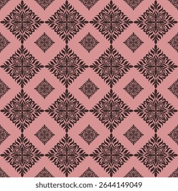 Damask endless pattern for fabrics, paper and textile 
