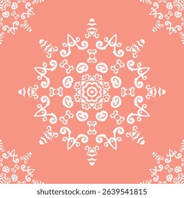 Damask Fabric Printing Industry Simple Islamic Pattern Folk Embroidery, Aztec Ornament Print. Design for Carpet, Wallpaper, Clothing, Wrapping, Fabric