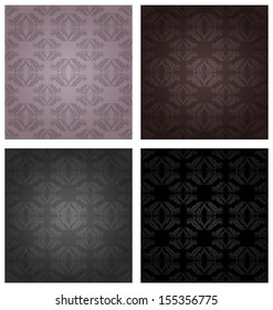 Damask  floral pattern. Vintage vector illustration.