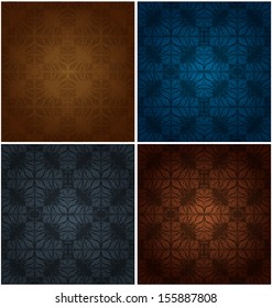 Damask  floral pattern. Vintage vector illustration.