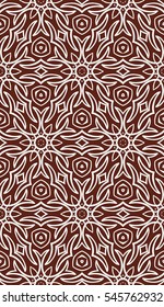 Damask floral seamless pattern background. Luxury texture for wallpaper, invitation. Vector illustration. red, silver color