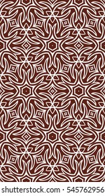 Damask floral seamless pattern background. Luxury texture for wallpaper, invitation. Vector illustration. red, silver color