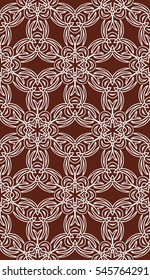 Damask floral seamless pattern background. Luxury texture for wallpaper, invitation. Vector illustration. red, silver color