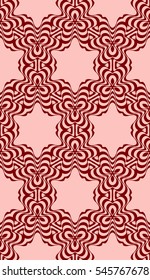 Damask floral seamless pattern background. Luxury texture for wallpaper, invitation. Vector illustration. red color