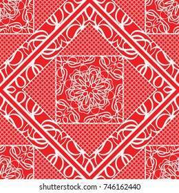 Damask floral seamless pattern background. Luxury texture for wallpaper, invitation. Vector illustration.