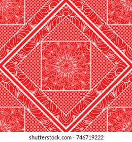 Damask floral seamless pattern background. Luxury texture for wallpaper, invitation. Vector illustration.