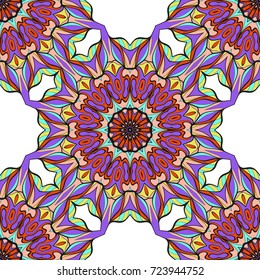 Damask floral seamless pattern. lace background. Luxury texture for wallpaper, invitation. Vector illustration.
