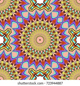 Damask floral seamless pattern. lace background. Luxury texture for wallpaper, invitation. Vector illustration.