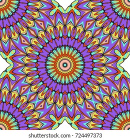 Damask floral seamless pattern. lace background. Luxury texture for wallpaper, invitation. Vector illustration.