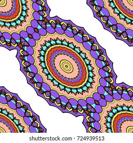 Damask floral seamless pattern. lace background. Luxury texture for wallpaper, invitation. Vector illustration.