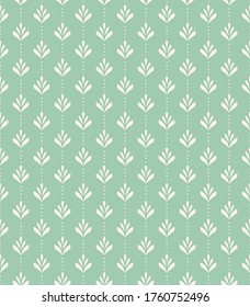 Damask floral seamless pattern. Vector retro style background print. Decorative flower texture.