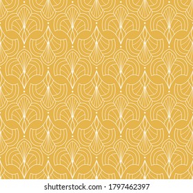 Damask floral seamless pattern. Vector retro style background print. Decorative flower texture.