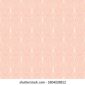 Damask floral seamless pattern. Vector retro style background print. Decorative flower texture.