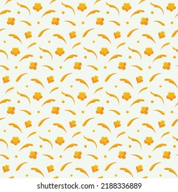 Damask floral seamless pattern. Vector retro style background print. Decorative flower texture.
