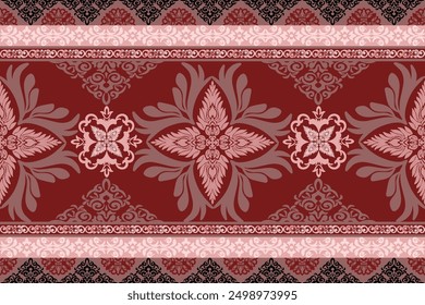 Damask floral seamless pattern, Damask vintage pattern design, Victorian Vintage seamless, luxury Damask.