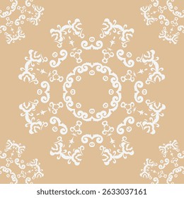 Damask Flower America Tribal Ethnic Patternfolk Embroidery, Aztec Ornament Print. Design for Carpet, Wallpaper, Clothing, Wrapping, Fabric