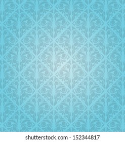 Damask  frame  pattern. Vintage vector illustration.