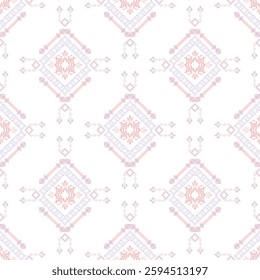 Damask geometric folklore ornament. Tribal ethnic vector texture. Seamless striped pattern in Aztec style. Figure tribal embroidery. Indian, Gypsy, Mexican, folk pattern.