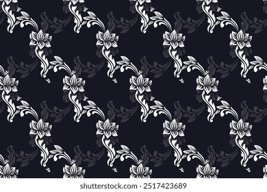 Damask geometric pattern, Ethnic ikat seamless pattern, African style, Abstract vector, Chevron embroidery, Paisley embroidery, Navajo pattern, Aztec and tribal motifs, Vector hand drawn style.