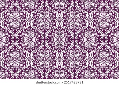 Damask geometric pattern, Ethnic ikat seamless pattern, African style, Abstract vector, Chevron embroidery, Paisley embroidery, Navajo pattern, Aztec and tribal motifs, Vector hand drawn style.