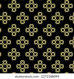damask golden black wall decor textile pattern design