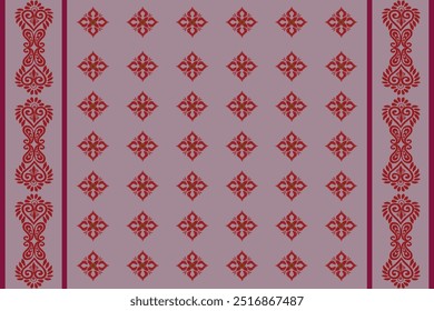 Damask is a luxurious fabric pattern characterized by its intricate, repeating designs that often feature elegant floral or geometric motifs. 



