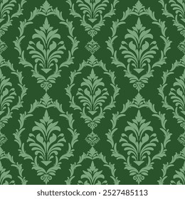 Damask Luxury Decorative Textile Pattern.