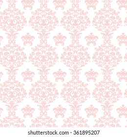 Damask luxury ornament pattern. Vector