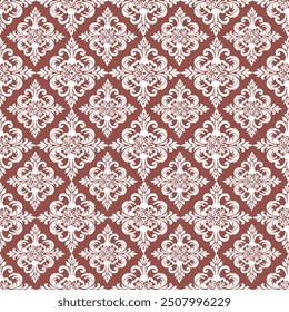 Modelo inconsútil lujoso de Damasco, modelo ornamental inconsútil abstracto con color de la pelusa del melocotón, diseño para el Fondo de pantalla, cubierta del iPhone del iPad, fondo, tela, seda, sari, decoración.