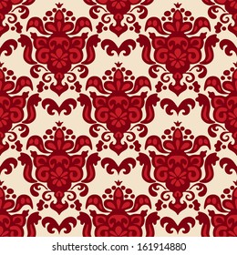 Damask Medallion Seamless vector pattern