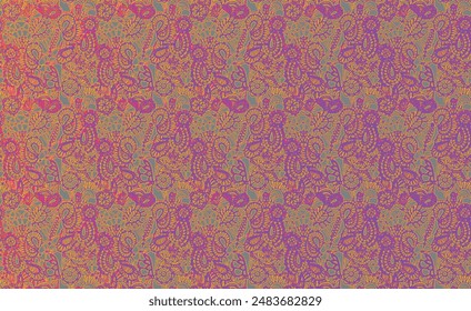 Damask Mesh And Grunge Abstract Wallpaper With Blur Effect