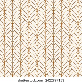 Damask organic leaves seamless pattern. Vector retro style background print. Decorative flower texture.