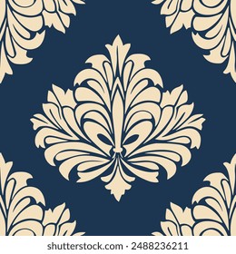 Damask Ornament Vector Design illustraion