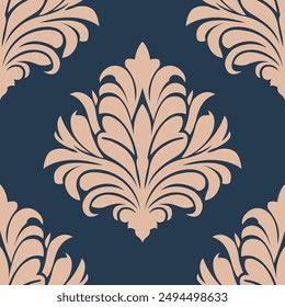 Damask Ornament Vector Design illustration 