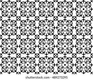 Damask pattern background