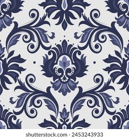 damask pattern  background Geometric ethnic oriental ikat seamless pattern traditional Design for background, carpet, wallpaper, clothing, wrapping, Batik, fabric, illustration embroidery style.
