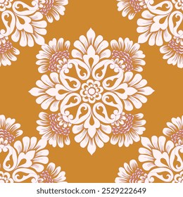 damask pattern with a classic floral design.African embroidery patterns, paisley, boho, floral ikat, ethnic floral designs, ikat sari, ikat patterns and ethnic patterns.