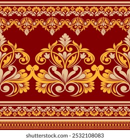 damask pattern with a classic floral design.African embroidery patterns, paisley, boho, floral ikat, ethnic floral designs, ikat sari, ikat patterns and ethnic patterns.