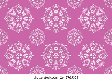 Damask Pattern Design Geometric Pattern Ethnic Pattern Shirt Folk Embroidery, Aztec Ornament Print. Design for Carpet, Wallpaper, Clothing, Wrapping, Fabric