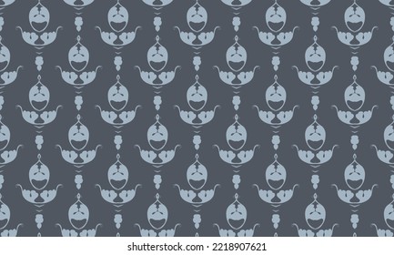 Damask pattern fabric vector seamless background wallpaper Fleur de Lis pattern Digital texture Design for print printable fabric saree border.