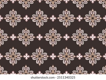 Damask pattern fabric,Tribal,ethnic elegant pattern designs woven fabric.Pattern motif,flora,geometric, texture design for wallpaper,wrapping,clothing,pillow,carpet,Damask flower decor,african design.