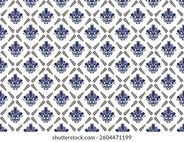 
Damask Pattern, Geometric, Wallpaper, Pipe, Seamless Carpet
