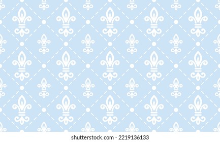 Damask pattern meaning vector seamless background wallpaper Fleur de Lis pattern Digital texture Design for print printable fabric saree border.