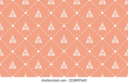 Damask pattern origin vector seamless background wallpaper Fleur de Lis pattern Digital texture Design for print printable fabric saree border.