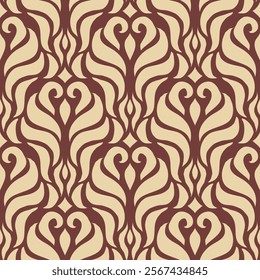 damask pattern. damask seamless pattern. floral pattern suitable for fabric print, fashion, wallpaper, or wrapping paper. leaf seamless pattern background.