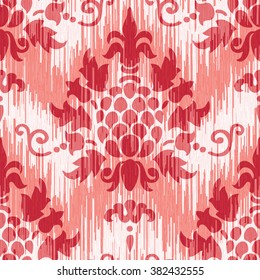 Damask pattern seamless vector background tile