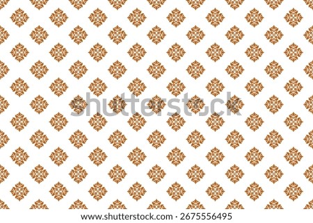 Damask pattern, seamless vector pattern, geometric pattern, background, decoration, wallpaper, art ornament, fabric, vintage.
