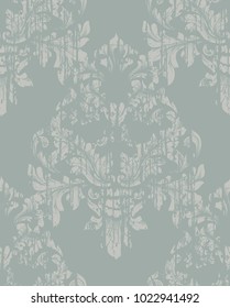 Damask pattern texture Vector. Royal fabric background. Luxury background decors
