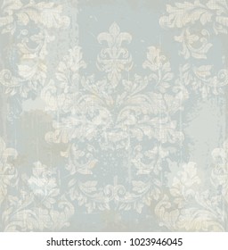 Damask pattern texture Vector. Royal fabric background. Luxury background decors