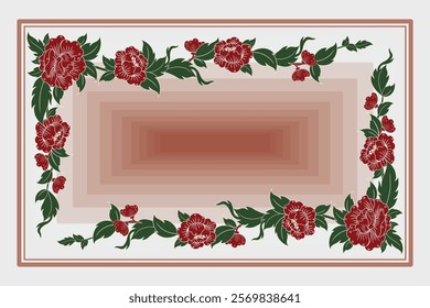 Damask pattern for various printing works